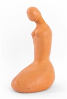 Bussy Modernist Nude Terracotta Sculpture