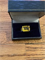 925 and gemstone ring