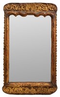 Italian Rococo Carved Giltwood Mirror, 18th C.
