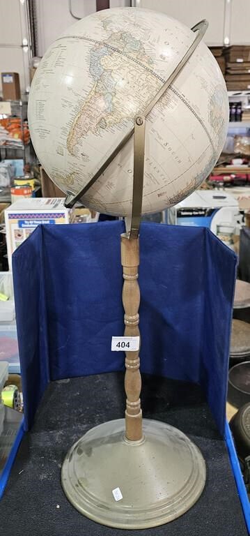 Globe on Stand 33" Tall    Fairly New