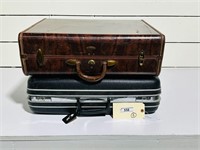 (2) Vintage Samsonite Luggage Pieces