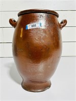 Vintage French Salt Glazed Urn