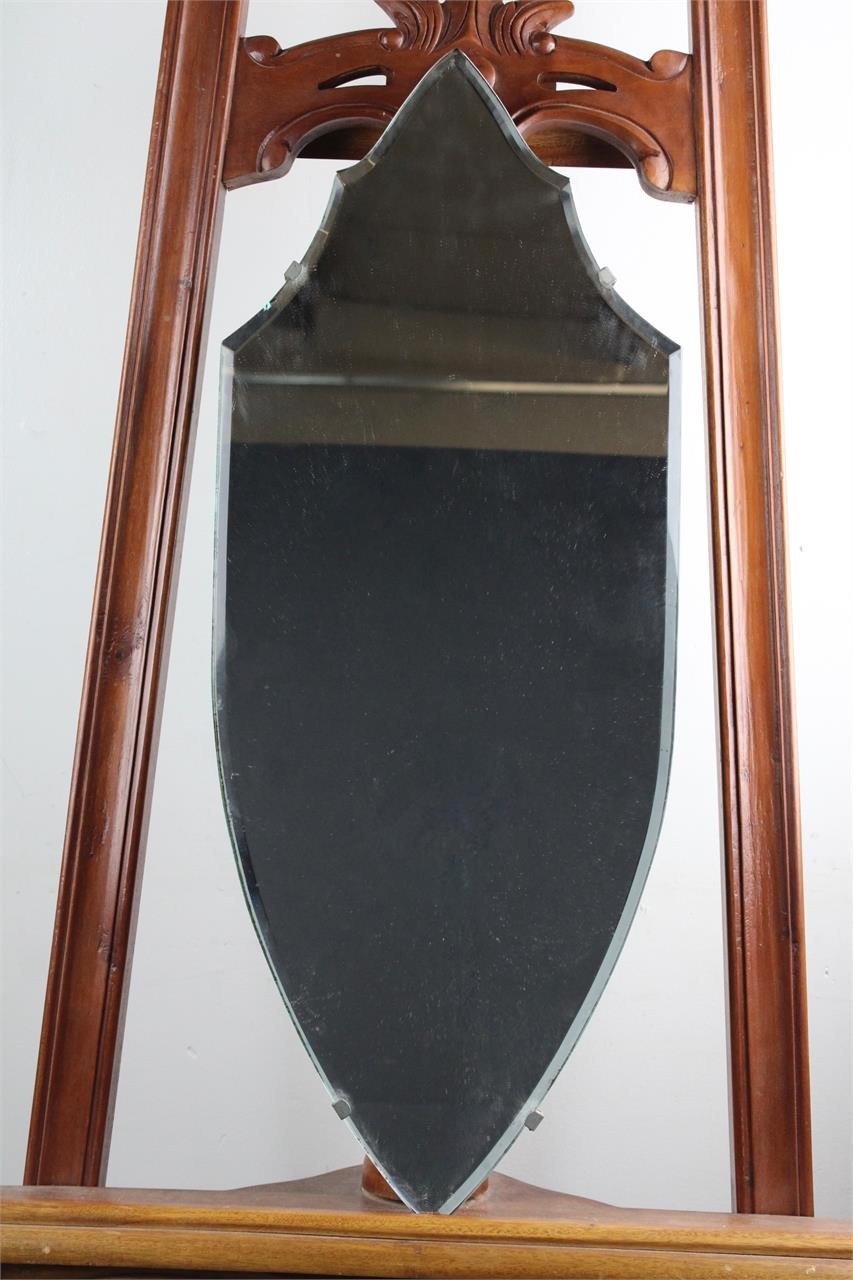 1944 Victory Mirror With Manufacturer Tags to Back
