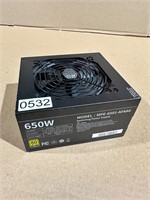 untested no cords Cooler master power supply