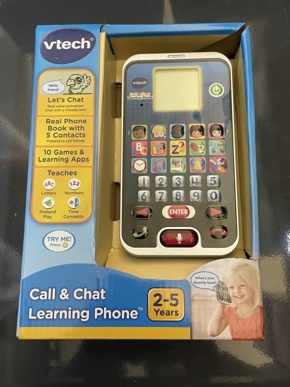 v tech call and chat learning phone 2 to 5 years