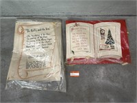 2 x Vintage Christmas Cardboard Displays (A/F)