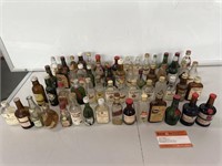 Assorted Collectable Miniature Liquor Bottles