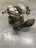 AJS Twin Motorcycle Engine
