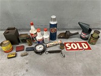 Assorted Workshop Containers, Tins Etc.