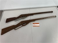 2 x Vintage Toy Guns - Longest 820mm