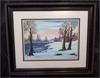Oil on Board Framed and Signed by Irene Davis