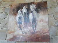 Large horse painting