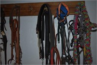 Horse halters and other tack.   Look at the