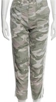 Wmn's Shaker Chop Camouflage Print Pants sz 26 C78