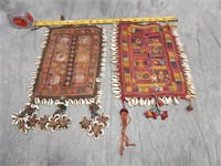 Pair of Antique Banjara / Shisha Textiles