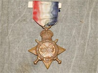 British Star 1914-1915 NAMED Medal