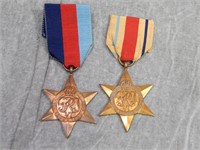 WWII British Star (NAMED) & African Star Medals