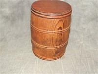 Briggs Wood Tobacco wood Barrel 7" tall