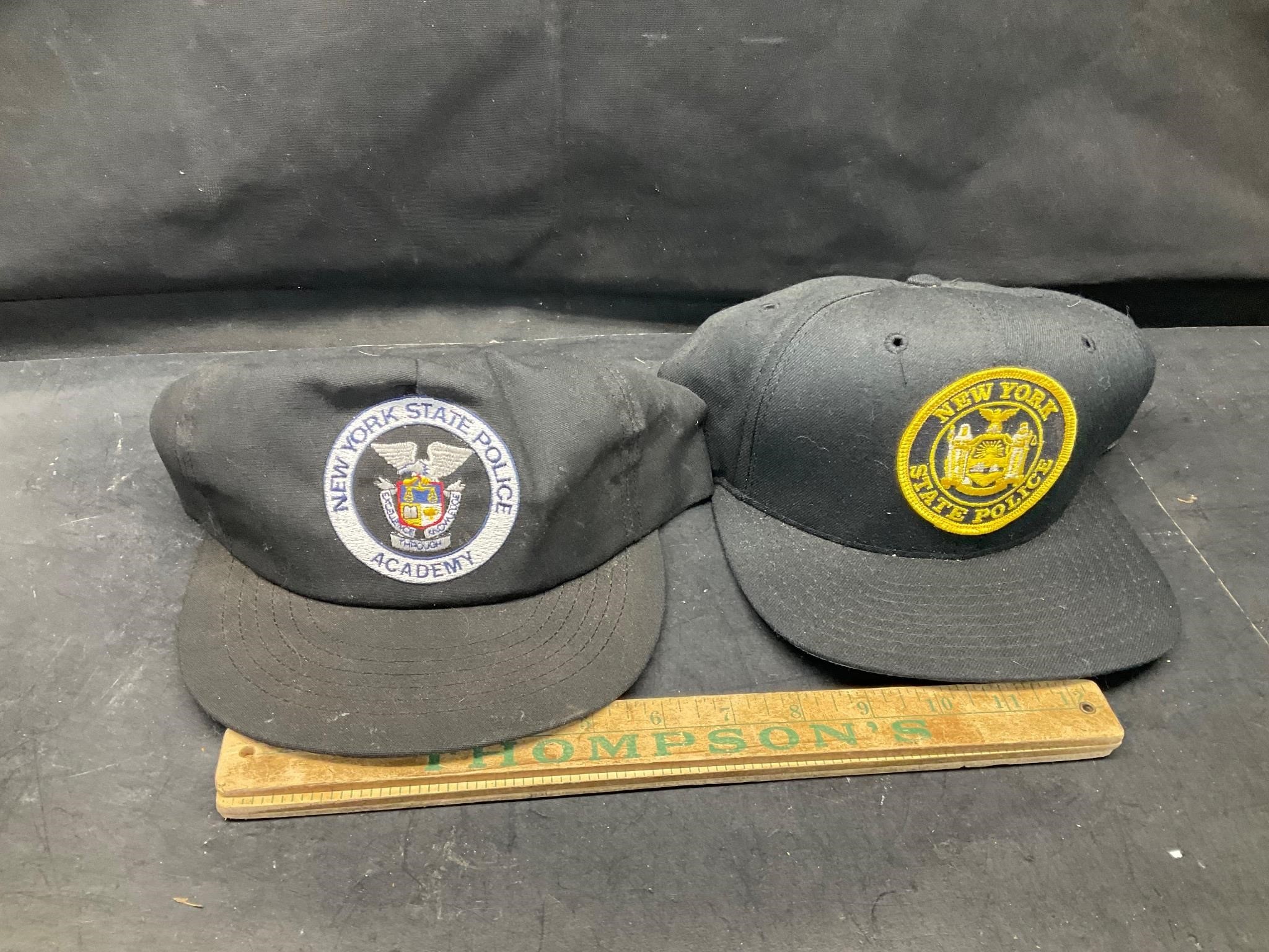 2 New York police caps