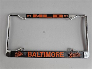 Baltimore Orioles Metal License Plate Frame MLB