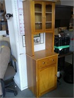 light wood cabinet