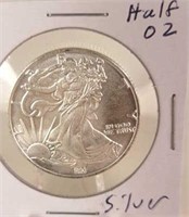 Silver Eagle 1/2 oz. Silver Round-.999 Fine Silver