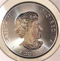 2018 Canadian Elizabeth II 1/2 oz $2 Silver Coin