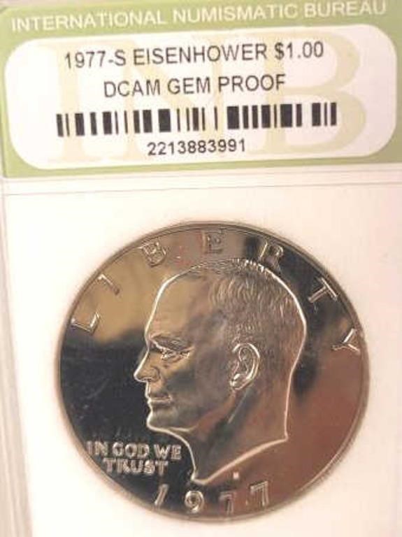 1977 S Eisenhower Dollar Coin