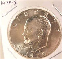 1974 S Eisenhower Dollar Coin