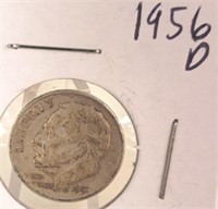 1956 D Roosevelt Silver Dime