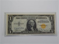 1935A $1 Silver Certificate North Africa Yellow