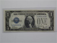 1928-B $1 Silver Certificate Unc Funny Back