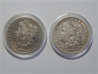 Morgan Silver Dollars 1880-S & 1881