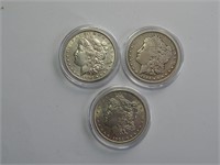 Morgan Silver Dollars 1892, 1904 & 1904-O