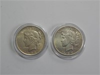 Peace Silver Dollars 1922 & 1927