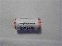 George Washington Presidential $1 Coin Roll Unc