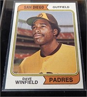 74 David Winfield #456 Padres Topps Baseball Card