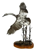 Jim Dolan Metal Canadian Goose Sculpture