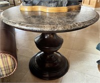 Round Stone Top Table