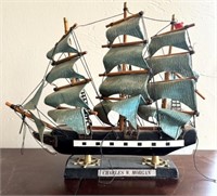 Vintage Model Ship, Charles W. Morgan