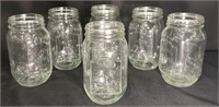 Country Style Brand Glass Pint Jar set of 6