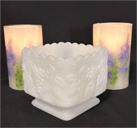 Candy dish & Candle Bundle 3 pieces