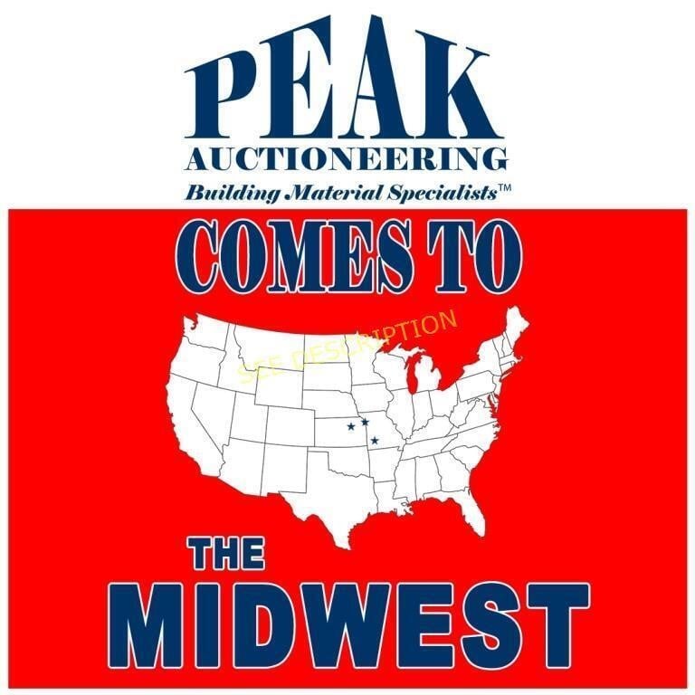 Midwest Online June 2024 Peak Building Material Auction