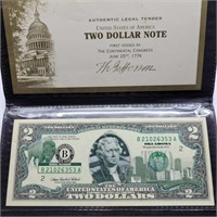 U.S. $2 BILL OKLAHOMA 2003A