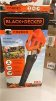 Black+Decker Corded Electric Handheld Leaf Blower