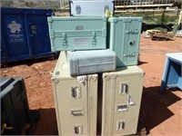 Qty (6) Aluminum Storage Cases, Weight (lbs): 240,