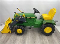 John Deere 3650 W/Loader Pedal Tractor, Rolly Toys