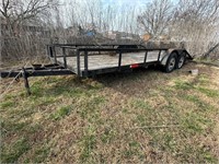 20ft X 7ft Car Hauler Trailer bumper pull