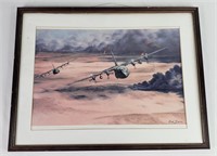 Frank Siozza Jets Over Clouds Framed Print