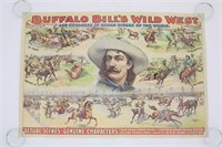 Buffalo BIll's Wild West American Cowboy Poster